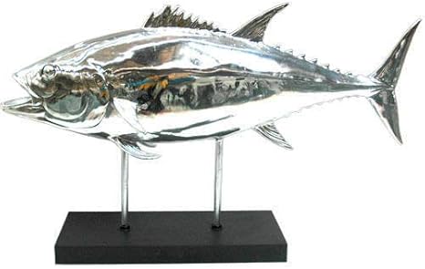 Amazon Com Ar Country Store Tuna Sculpture On Stand Fish Figurine Large Home Kitchen amazon com ar country store tuna