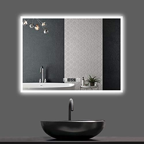 Keonjinn 洗面所 Ledライト付浴室鏡 おしゃれ 照明付き 壁掛けタイプ 防曇 防水ミラー 横掛け 50 70cm Keonjinn 洗面所 Ledライト付浴室鏡 おしゃれ 照明付き 壁掛けタイプ 防曇 防水ミラー 横掛け 50 70cm