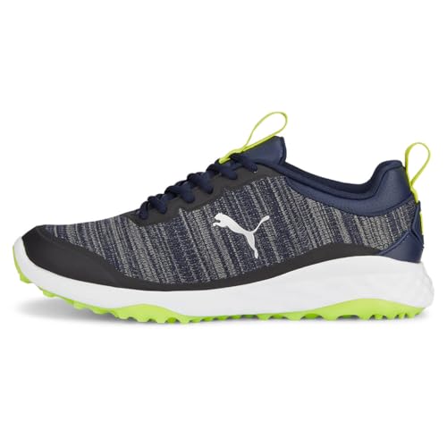 [PUMA] [プーマ] ゴルフシューズ フュージョン プロ メンズ プーマ ネイビー/プーマ シルバー/ライム スマッシュ (377041)(02) 26.0 cm
