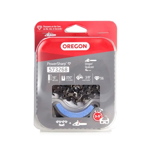 Oregon Saegekette fuer 40cm Schwert, 3/8 LP, 1,3mm Staerke, 56 Treibglieder