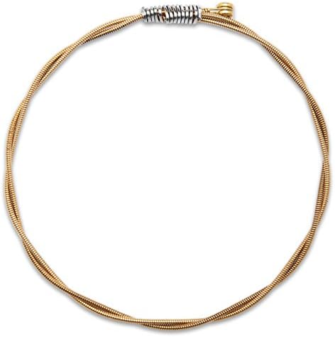 Wear Your Music Recycled Guitar String Bracelet Adult Medium/Large Sterling