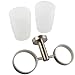 Double Toothbrush Holder, Angle Simple SUS304 Stainless Steel Wall Mounted Glass Tumbler Holder with Frosted Glass Cup Toothpaste Razor Organizer Bathroom Storage, Brushed Nickel