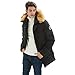PUREMSX Mens Winter Jacket, Extremely Thicken Quilted Fur Hooded Long Anorak Parka Padded Coat 12 Colors