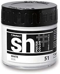 Opaque Watercolor Paint Shinhan SH Poster Color 100ml White Artist Hobbyist