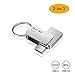 Type C Flash Drive, MECO 64GB 2 in 1 OTG USB Flash Drive Dual Drive(USB 3.1 Gen 1 + USB 3.0) Waterproof Memory Stick with Keychain Metal for Computer, MacBook,Google's Chromebook Pixel,Samsung Galaxy