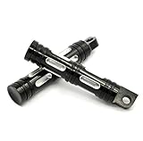 Black Edge Cut CNC Foot Peg Foot Rests For All Years Harley Sportster Touring Softail Road King Footpegs Footrests