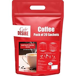 Cafe Desire Instant Coffee Premix- 20 Sachets (400g)