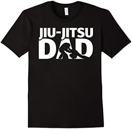 Mens Jiu Jitsu Dad T-Shirt Gift for Jiu Jitsu Father Large Black