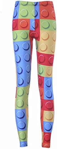 Women Game Version colorful Lego Game Printed Leggings