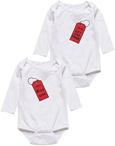 Baby Boys' 2 Piece Gentleman Tie Cute Twins Bodysuit (6-12 Months)