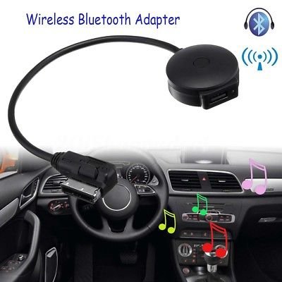 Leaftree AMI Wireless Bluetooth Adapter USB Stick MP3 for Audi A3 A4 A5 A6 Q5 Q7,Black - Thumbnail 2