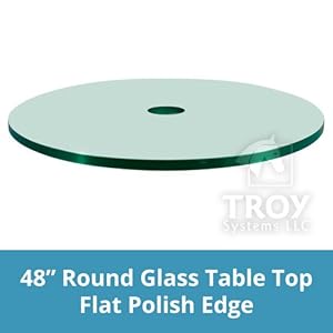 glass table edge round thick inch dulles mirror patio center flat hole tempered coupon beveled polish annealed bevel adinaporter luckytaker