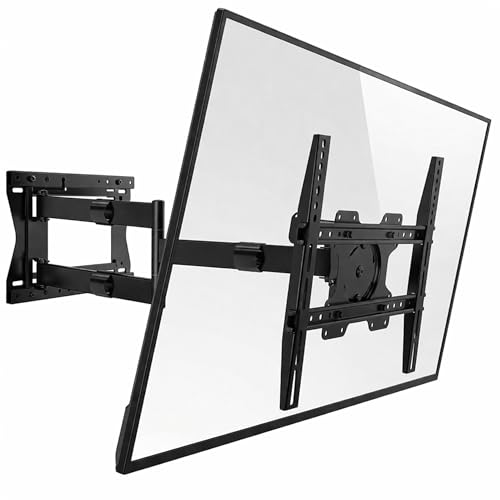 XTRARM TiTon Turn 80 cm TV Wandhalterung mit langem Gelenkarm 50 Zoll Biz 75 Zoll – dreh- & schwenkbar bis 80 cm Auszug, 60 kg Traglast, VESA bis 400x