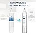 GLACIER FRESH 4204490 Water Filter Cartridge Compatible with Sub-Zero 4204490 Insinkerator F-1000 Replacement Refrigerator Water Filter, 3 Pack