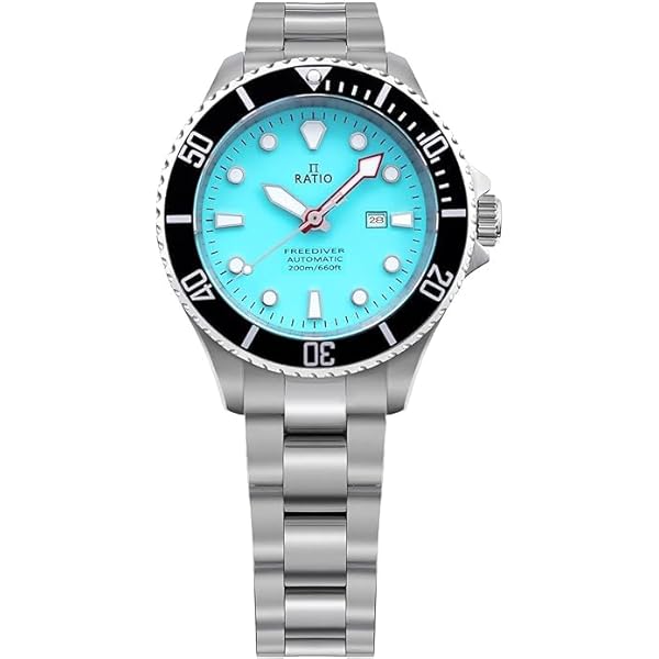 Amazon.com: Sugess SEESTERN Titanium Series, GMT, Blue, NH34