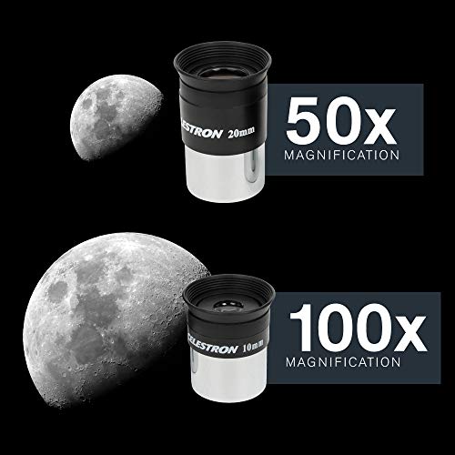 Celestron - AstroMaster 90EQ Refractor Telescope - Refractor Telescope for Beginners - Fully-Coated Glass Optics - Adjustable-Height Tripod - BONUS Astronomy Software Package - Image 7