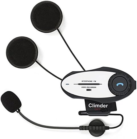 Multi Interphone Bluetooth Intercom FM 720P Video Recorder Camera Motorcycle Headphone Helmet Headset