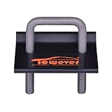 Towever 84703 Trailer Hitch Tightener, Anti-Rattle Stabilizer for 2 & 1.25 inches Hitch, Aluminum Constructed No Rattle Noise Hitch Clamp