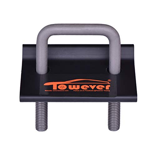Towever 84703 Trailer Hitch Tightener, Anti-Rattle Stabilizer for 2 & 1.25 inches Hitch, Aluminum Constructed No Rattle Noise Hitch Clamp