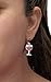 Dangle Earrings - Red Wine Glass Earrings; French Wire Backs