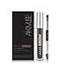 FOXCESD Eyebrow Gel Waterproof, 24 Hours Long Lasting for Eyebrow Makeup (Black/Brown)
