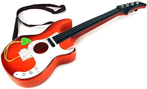 Beginners Rock Children's Kid's Toy Guitar w/ Integrated Guitar Pick, Shoulder Strap