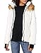 S13 Women's Kylie Down Puffer Jacket with Faux Fur Trimmed Hood