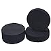 Sunmns 3 Rolls Sewing Stretch Elastic Band Spool, 3/5, 1, 1-1/2 Inch in Width, 5.5 Yards/Roll (Black)