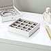 Stackers White 16 Section Charm Jewelry Box
