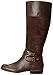 AK Anne Klein Women's Coldfeet Wide Leather Riding Boot