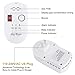 KerKoor Gas Leak Detector-1 Natural Gas Alarm Detector For Home Gas Tester Propane Smart Gas Detector Electronic Sniffer Pen Plug-In Gas Detector For Gas Sensor Methane And Propane 5×3 in/White/1pack