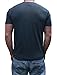 Short Sleeve Mens Raglan Henley TShirt w / Pocket, Heather Charcoal, Medium