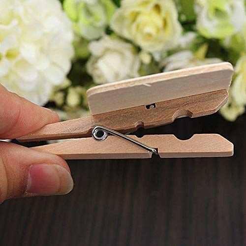 JKJF Wooden Mini Chalkboard Label Clip Message Boards for Memo, Food Label, Party Decor (12 Pieces) - Thumbnail 6