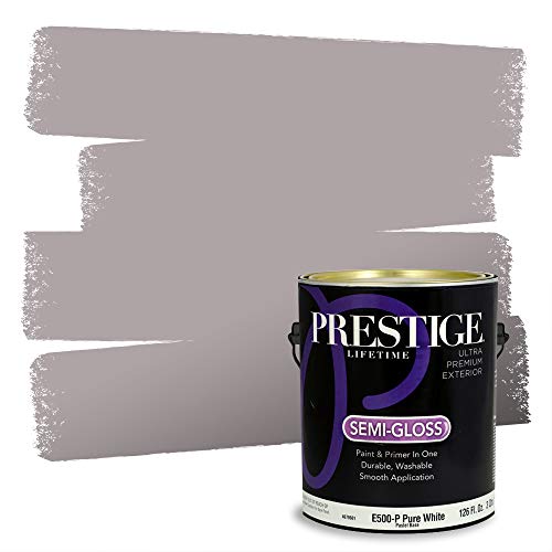 PRESTIGE Paints Exterior Paint and Primer In One, 1-Gallon, Semi-Gloss, Compara…