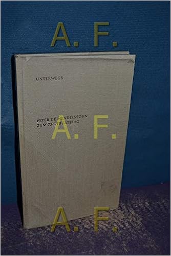 Amazon In Buy Unterwegs Peter De Mendelssohn Zum 70 Geburtstag German Edition Book Online At Low Prices In India Unterwegs Peter De Mendelssohn Zum 70 Geburtstag German Edition Reviews Ratings Www 70 Geburtstag De