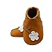SAYOYO Baby Cute Plum Flower Soft Sole Leather Baby Shoes Baby Moccasins (12-18 Months, Orange)