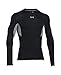 Under Armour Men's CoolSwitch Armour Long Sleeve Compression Shirt, Black /Reflective, Large