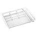 InterDesign Rain Expandable Cosmetic Drawer Organizer for Vanity Cabinet to Hold Makeup, Beauty Products - Clear