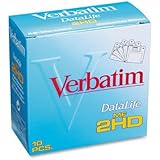 Verbatim DataLife High Density 3.5 inch Microdisks MF-2HD 10 Diskettes Per Pack