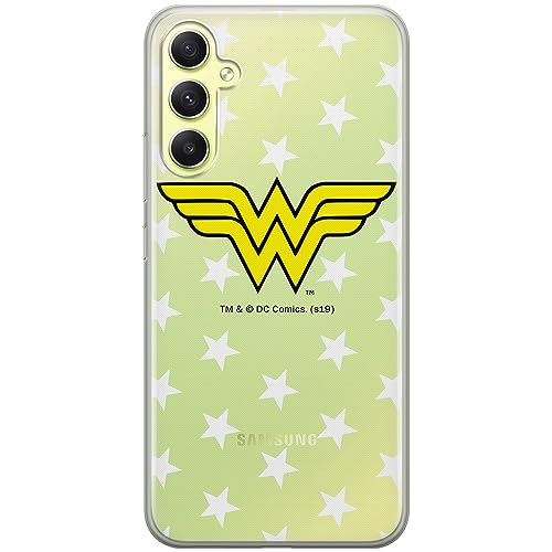 ERT GROUP Handyhülle für Samsung A34 5G Original und offiziell Lizenziertes DC Muster Wonder Woman 006 optimal an die Form des Handy angepasst, teilweise transparent