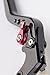 RIDE IT FOREVER Shorty Adjustable Brake and Clutch Levers for FZ6R 2009-2017,FZ6 Fazer 2004-2010,Tenere 700 2019-2022-Black