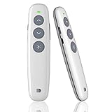 Presentation Remote Rechargeable,Doosl Wireless Presenter Laser Pointer Presentation Clicker,USB Control Clicker for PowerPoint, Laptop,MAC,Power Conservation Support Hyperlink