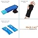 Reusable Ice Pack for Injuries and Pain Relief by Kinetic Labs – Gel Hot & Cold Pack with Strap – Best Ice Pack for Back Knee Shoulder Hip Thigh Leg Neck Head Ankle Feet Fever Surgery