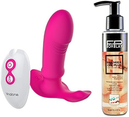 New Marley by Nalone USB Wireless Heating Massager and Premium Water-Based Hypoallergenic Personal Lubricant 7 Oz Forplay Gel Premier Plus
