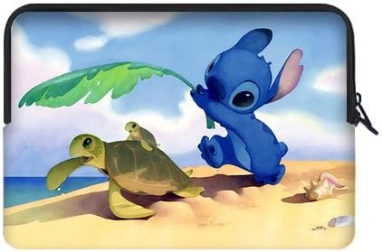 JIUDUIDODO New Custom Design Lilo &amp; Stitch Fashion Sleeve for Macbook Air 13" (Twin Sides)
