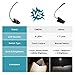 LED Book Light, OMERIL 9 LEDs Reading Light with 3 Color Modes Eye Care (White, Warm & Natural Light), Touch Switch USB Rechargeable Desk Lamp, Clip-on Design Book Lamp for Night Reading