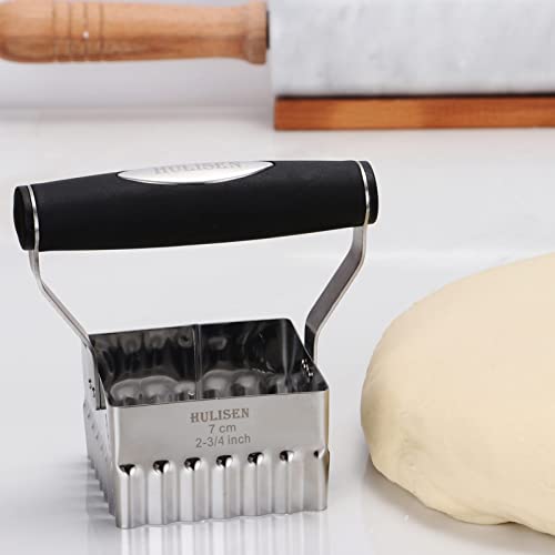 HULISEN Square Biscuit Cutter, 2.75 Inch Stainless Steel Cookie Cutter