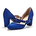 DREAM PAIRS Women's Charleen Royal Blue Classic Fashion Closed Toe High Heel Dress Pumps Shoes Size 10 M US