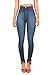 Vibrant Womens Juniors Classic High Waist Denim Skinny Jeans 9 Medium Denim