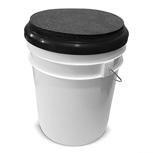 Black Padded 5 Gallon Bucket lid seat by Bucket Lidz Pricepulse